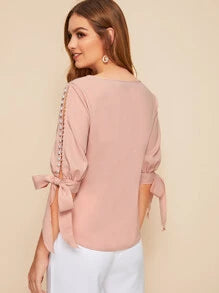 Split Sleeve Top